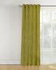 Bright green plain cotton readymade window curtain at discounted price